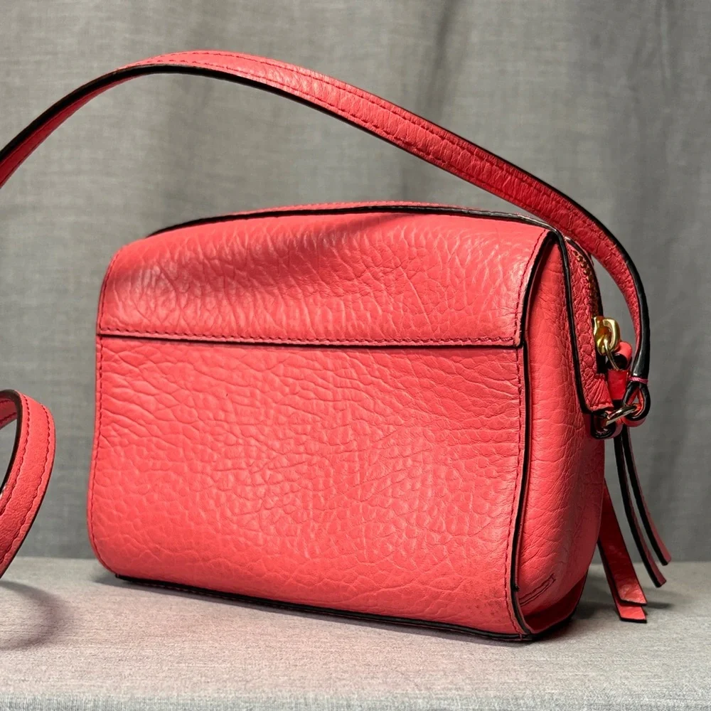 Kate Spade - Perri Lane Bubbles Leather Crossbody in Coral - excellent condition - Picture 5 of 8